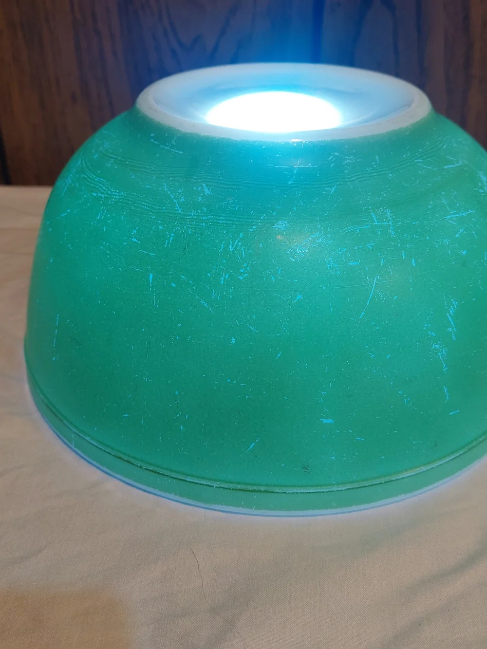 Pyrex vintage green